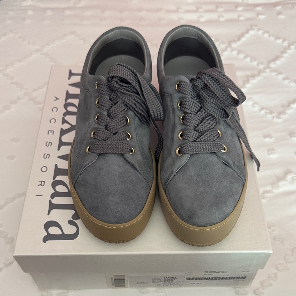 MaxMara Tamina suede sneakers